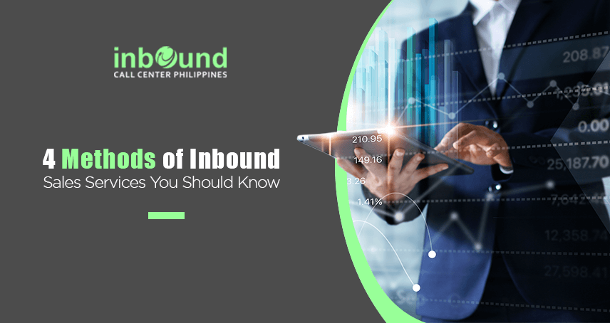 A blog banner by Inbound Call Center Philippines titled 4 Methods of Inbound Sales Services You Should Know